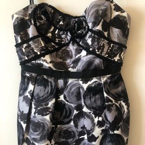 BCBG MaxAzria strapless bubble dress size 12.